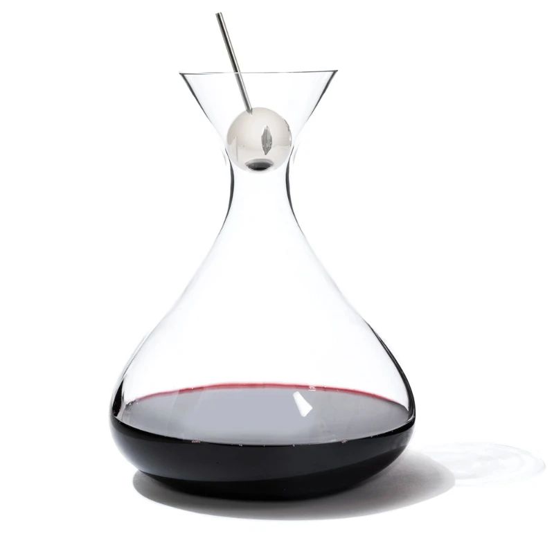 Open Cristal Developer Dekantierkaraffe 95017 by L'Atelier du Vin color Svart