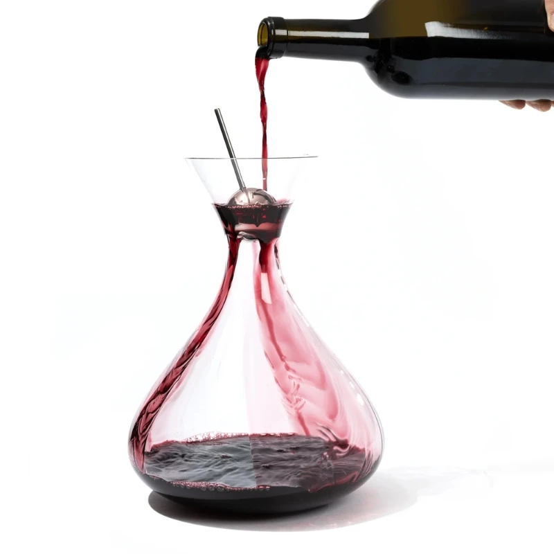 Open Cristal Developer Dekantierkaraffe 95017 by L'Atelier du Vin color Svart