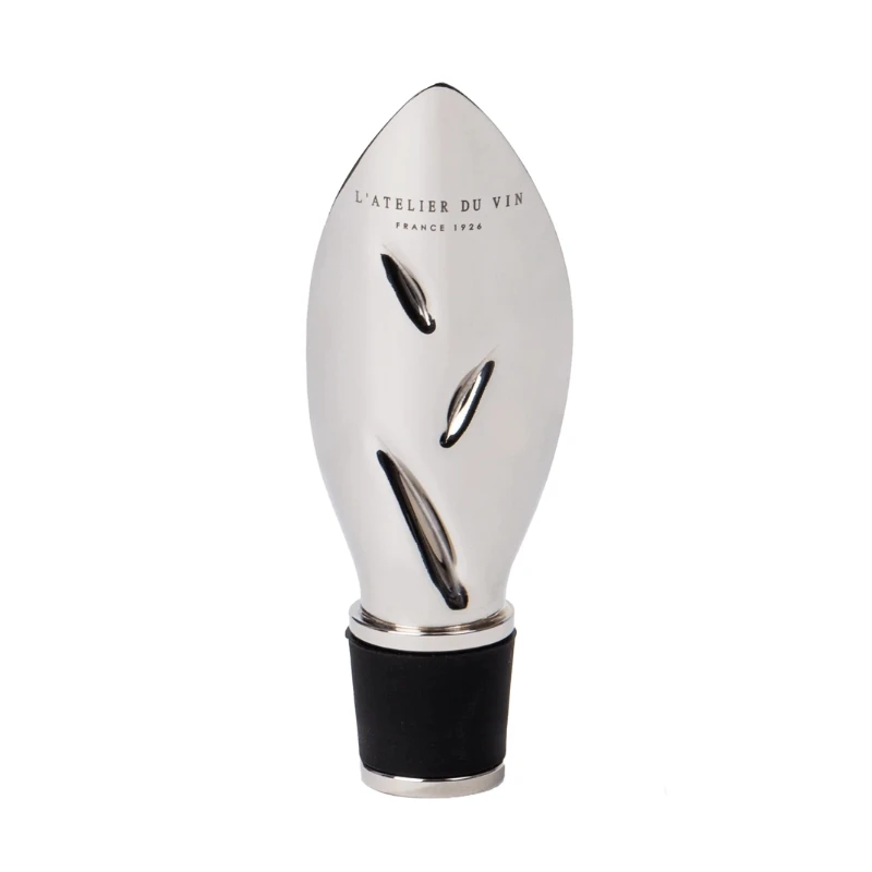 Verseur-feuille Leaf Pourer – Weinausgießer 95636 by L'Atelier du Vin color Svart