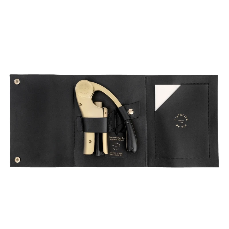 Oeno Motion Gold Nomad Korkenzieher 95729 by L'Atelier du Vin color Svart