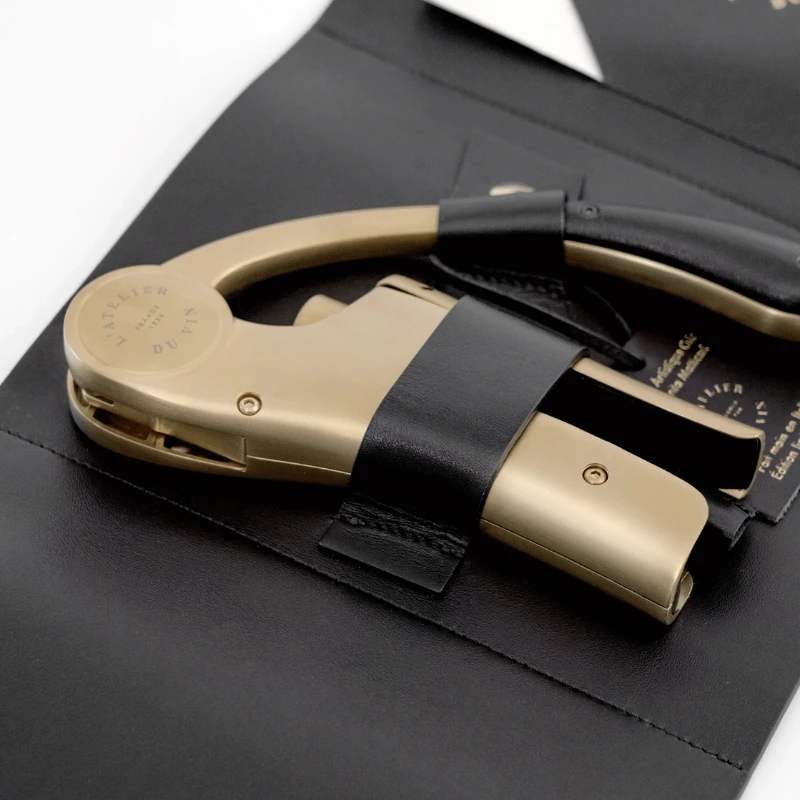 Oeno Motion Gold Nomad Korkenzieher 95729 by L'Atelier du Vin color Svart