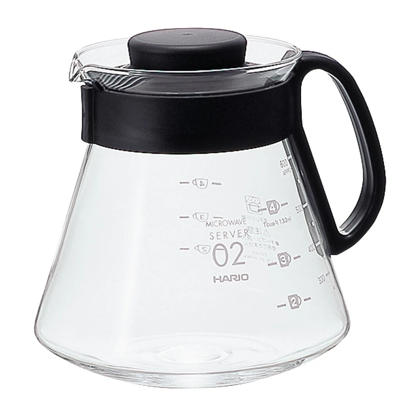 V60 Kaffeeserver - 02 XVD-60B by Hario color Svart
