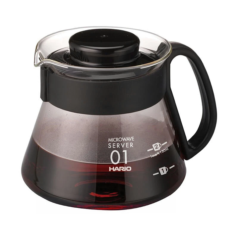 V60 Kaffeekanne - 01 - 360 ml XVD-36B by Hario color Svart