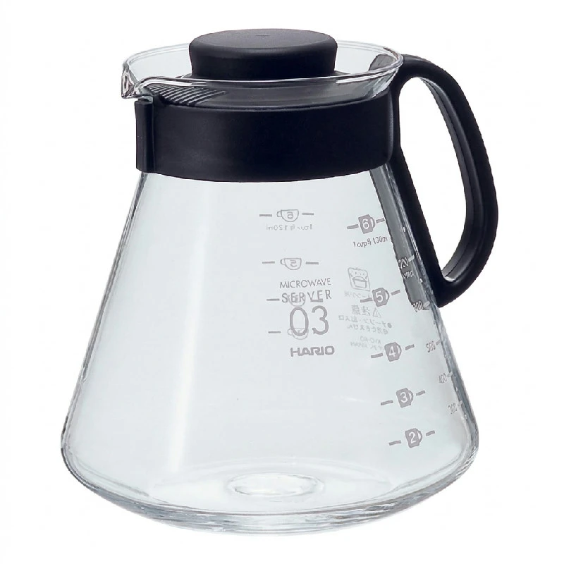 V60 Kaffeeserver - 03 XVD-80B by Hario color Svart