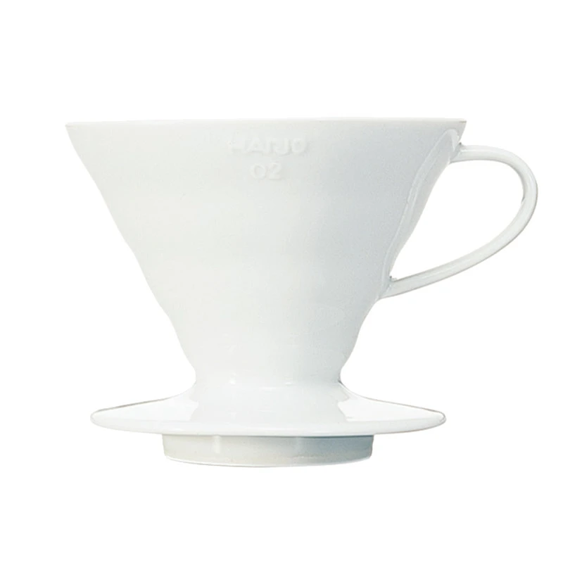 V60 Keramik Colour 02 Dripper - Weiß VDC-02W by Hario color Svart