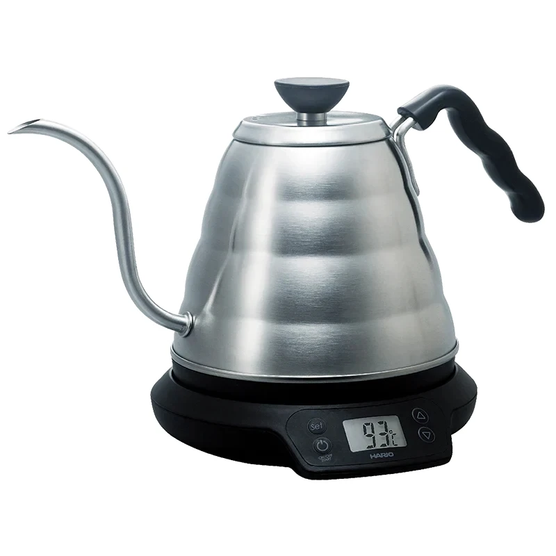 V60 Buono Elektrischer Wasserkocher mit Temperatursteuerung 0,8 l EVT-8-HSV-E by Hario color Svart