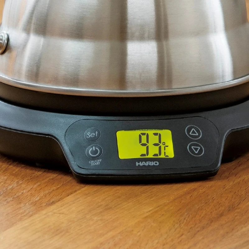 V60 Buono Elektrischer Wasserkocher mit Temperatursteuerung 0,8 l EVT-8-HSV-E by Hario color Svart