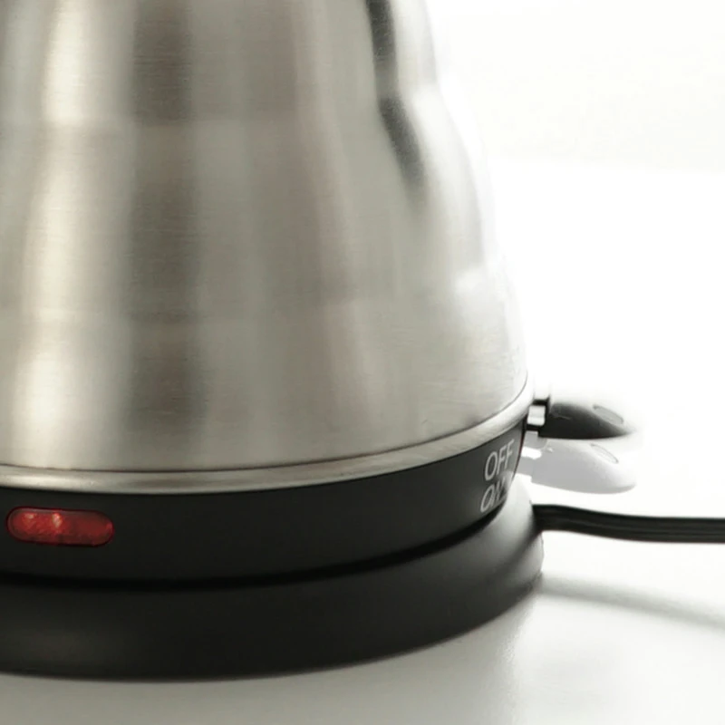 V60 BUONO Elektrischer Wasserkocher - 800 ml - Edelstahl EVKB-80E-HSV by Hario color Svart