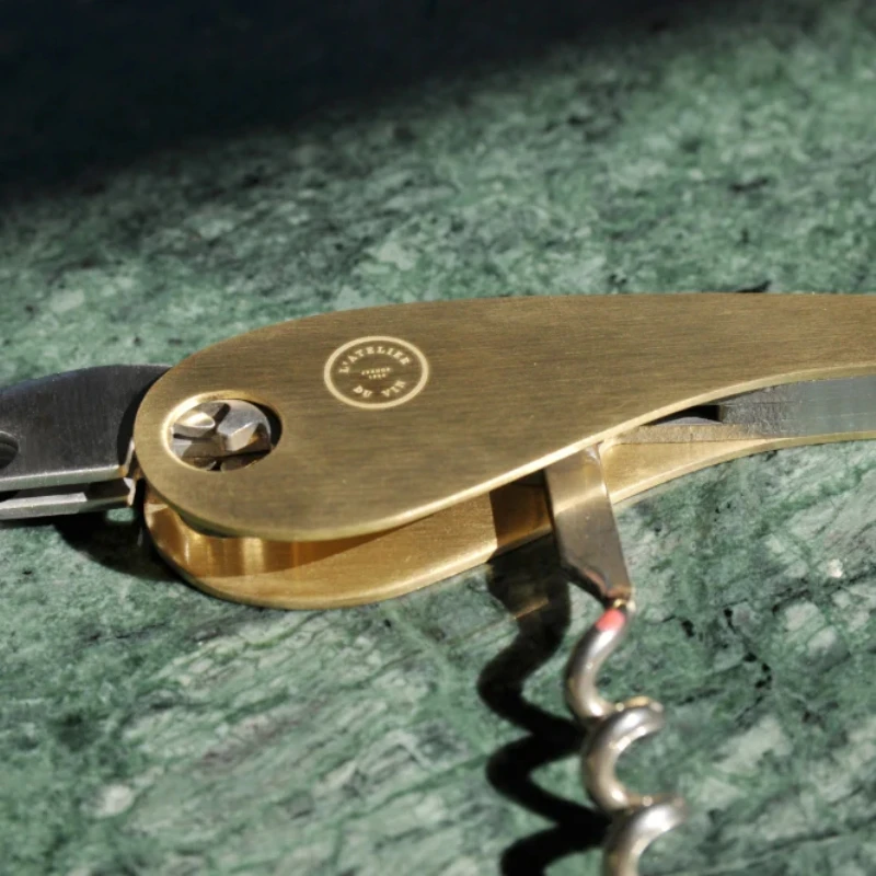 Soft Machine Brass Korkenzieher 95647 by L'Atelier du Vin color Svart