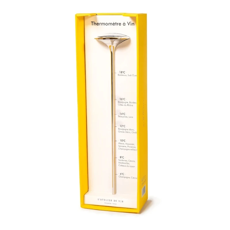 Weinthermometer 95248 by L'Atelier du Vin color Svart
