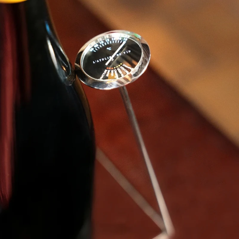 Weinthermometer 95248 by L'Atelier du Vin color Svart