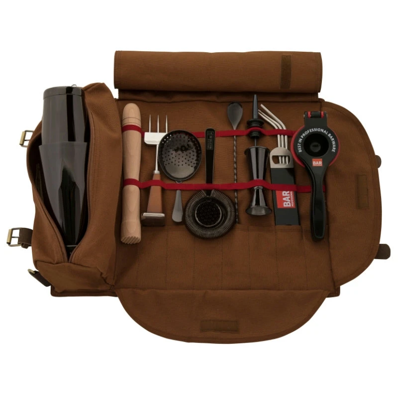 Barkeeper Rolltaschen-Set komplett – Schwarz BTRBL20 by Barprofessional color Svart