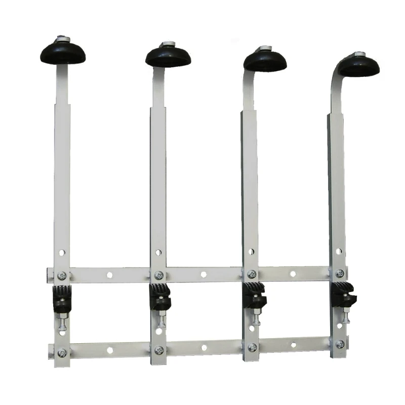 Wand-Flaschenhalter – 4er-Set WHR0004 by Barprofessional color Svart