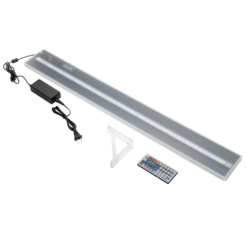 LED-Flaschenregal 120x12x3 cm LBS0122 by Barprofessional color Svart