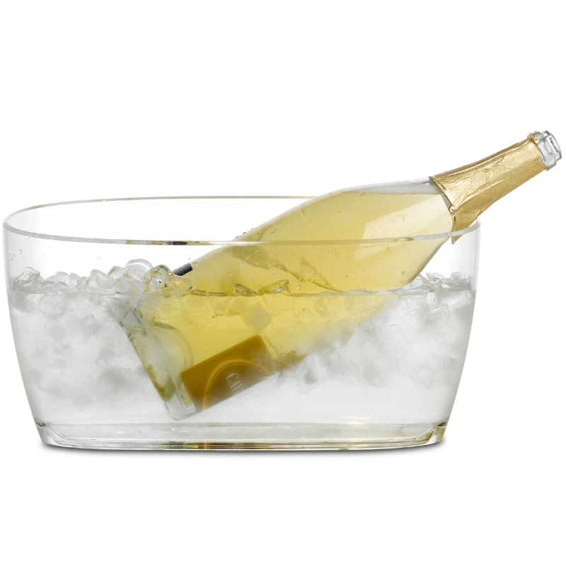 Wine Bowl Nice Weinkühler aus Edelstahl WKBN001 by Barprofessional color Svart