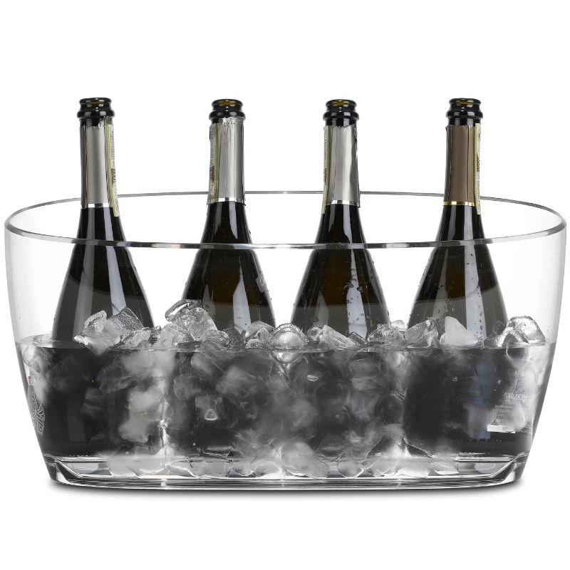 Wine Bowl Nice Weinkühler aus Edelstahl WKBN001 by Barprofessional color Svart