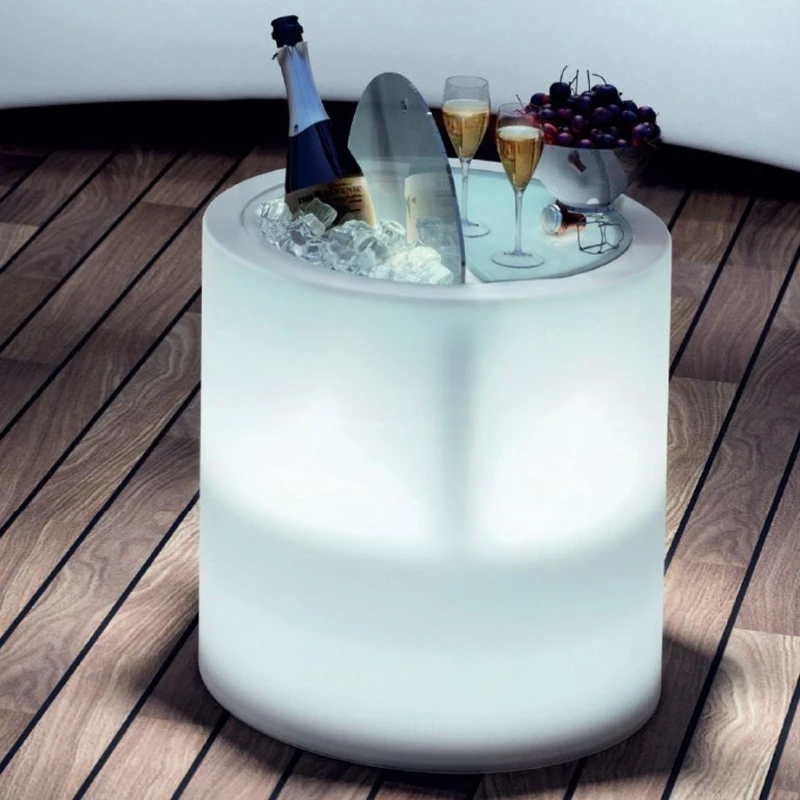 Winebowl Party + LED - 55 cm Durchmesser WTR0055 by Barprofessional color Svart