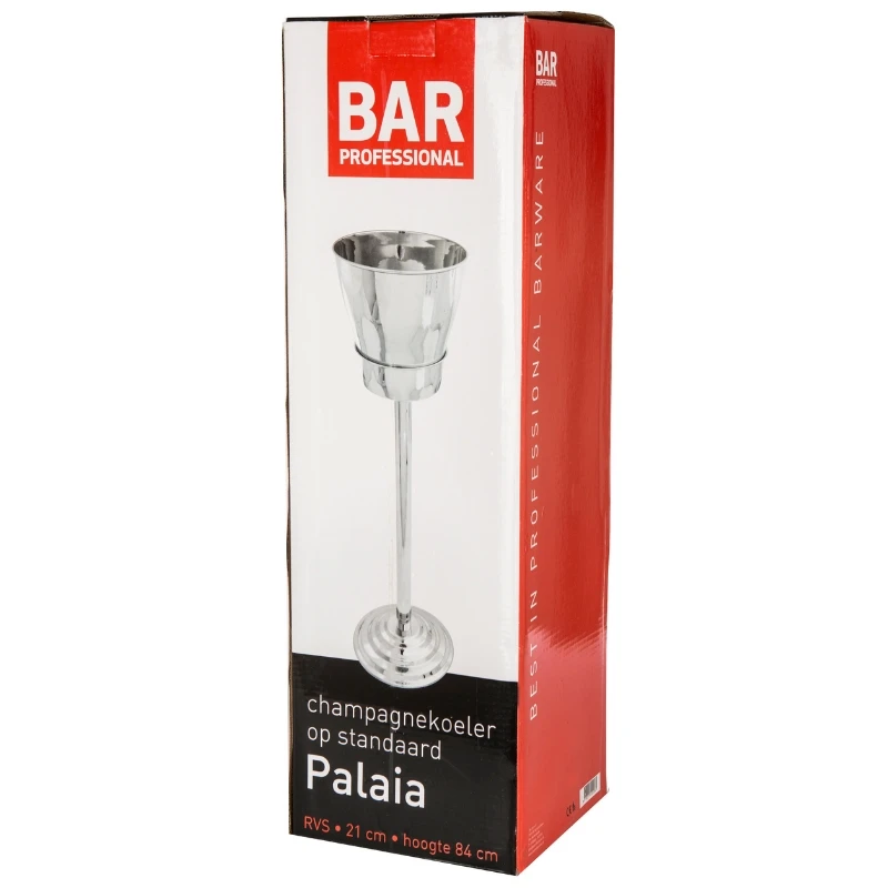 Weinkühler & Ständer Palaia – einseitig WKRV084 by Barprofessional color Svart