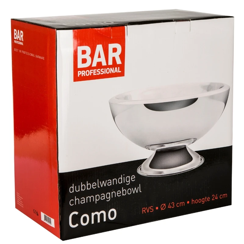 Champagnerschale Como – doppelwandig WKRC043 by Barprofessional color Svart