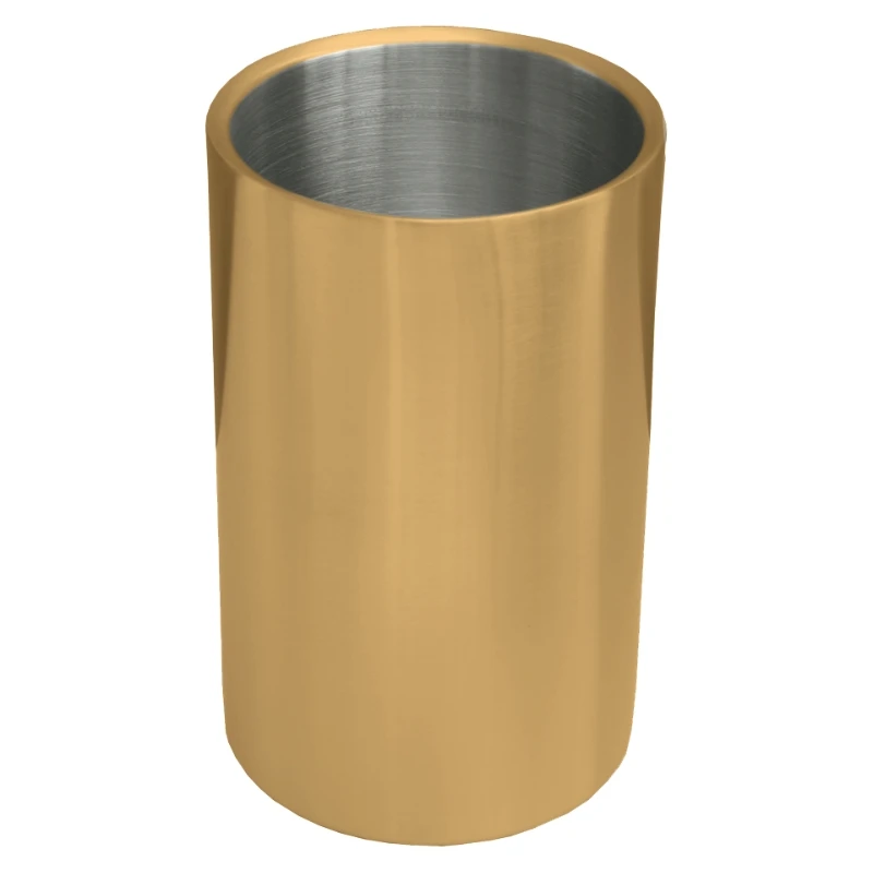 Weinkühler Gold 12x22 cm WKG1222 by Barprofessional color Svart