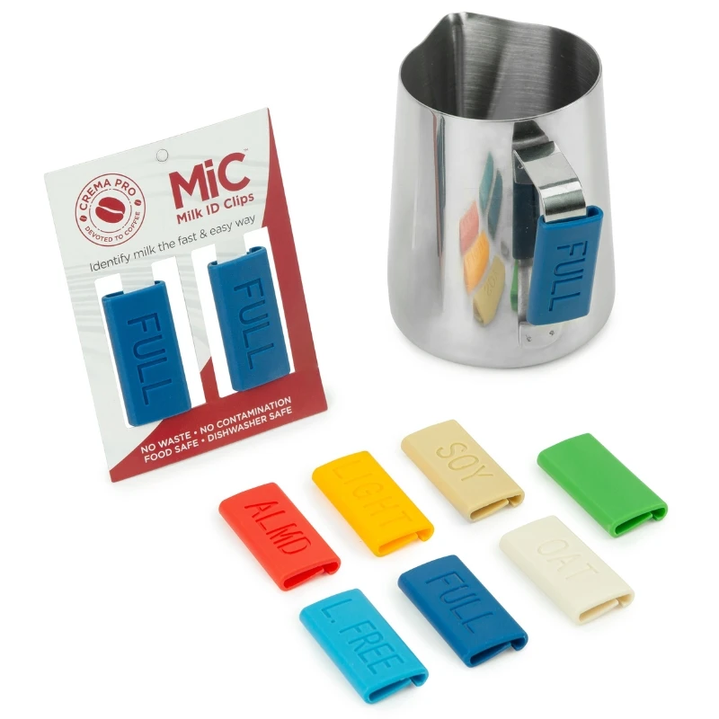 Markierungsclip für Milch – Laktosefrei MICLTF2 by Barprofessional color Svart