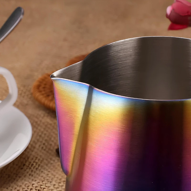 Milchkännchen Rainbow 250 ml MJRC250 by Barprofessional color Svart
