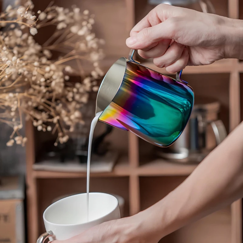 Milchkännchen Rainbow 500 ml MJRC500 by Barprofessional color Svart