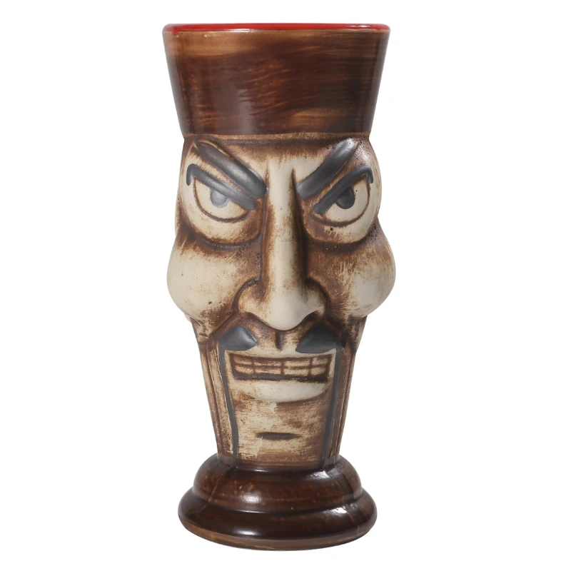 Tiki Becher Fu Manchu 435 ml TIKI435 by Barprofessional color Svart