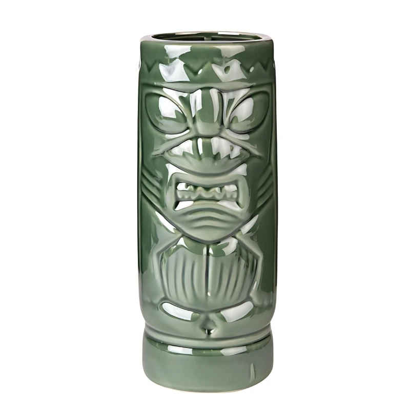 Tiki-Becher Mean Green 500 ml TIKI500 by Barprofessional color Svart