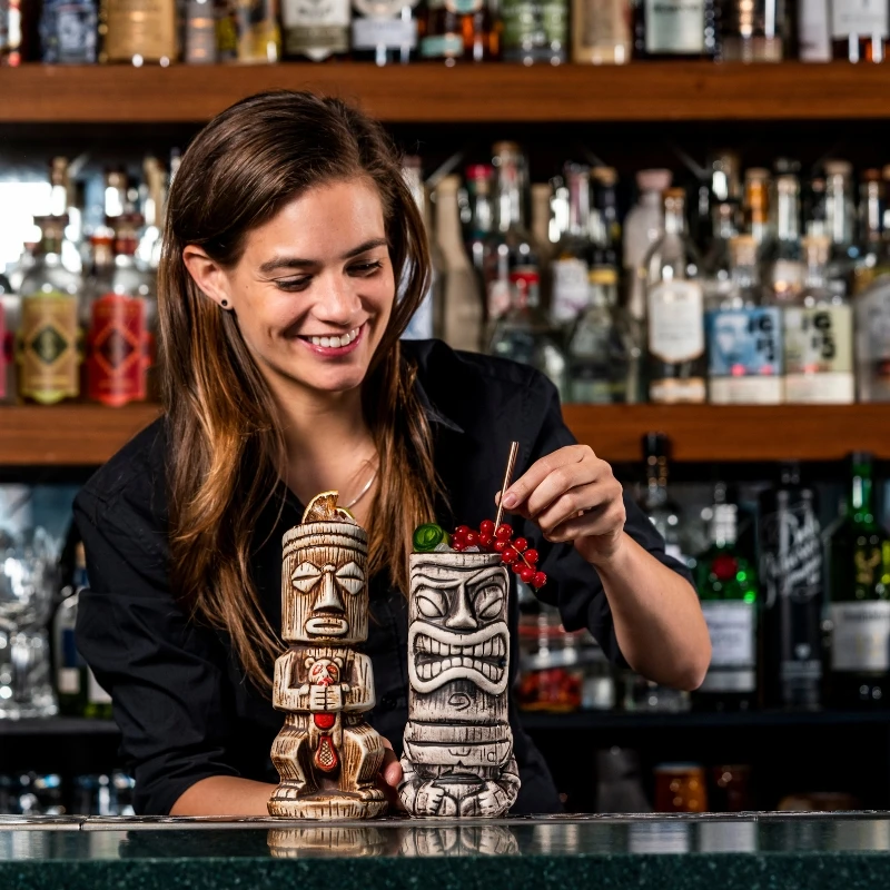 Tiki Becher Tuhi 530 ml TIKI530 by Barprofessional color Svart