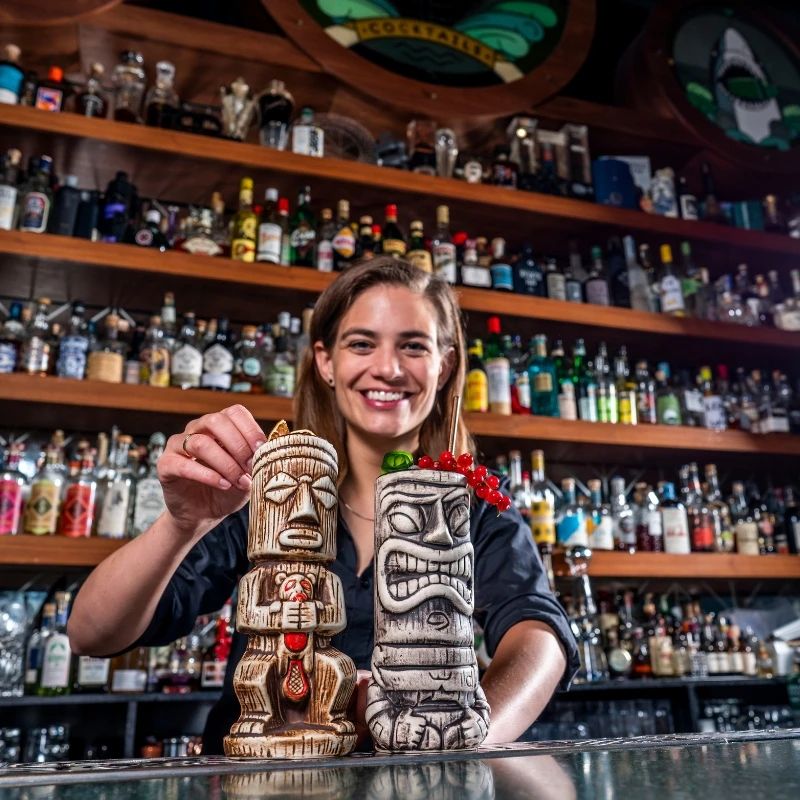 Tiki Becher Tuhi 530 ml TIKI530 by Barprofessional color Svart