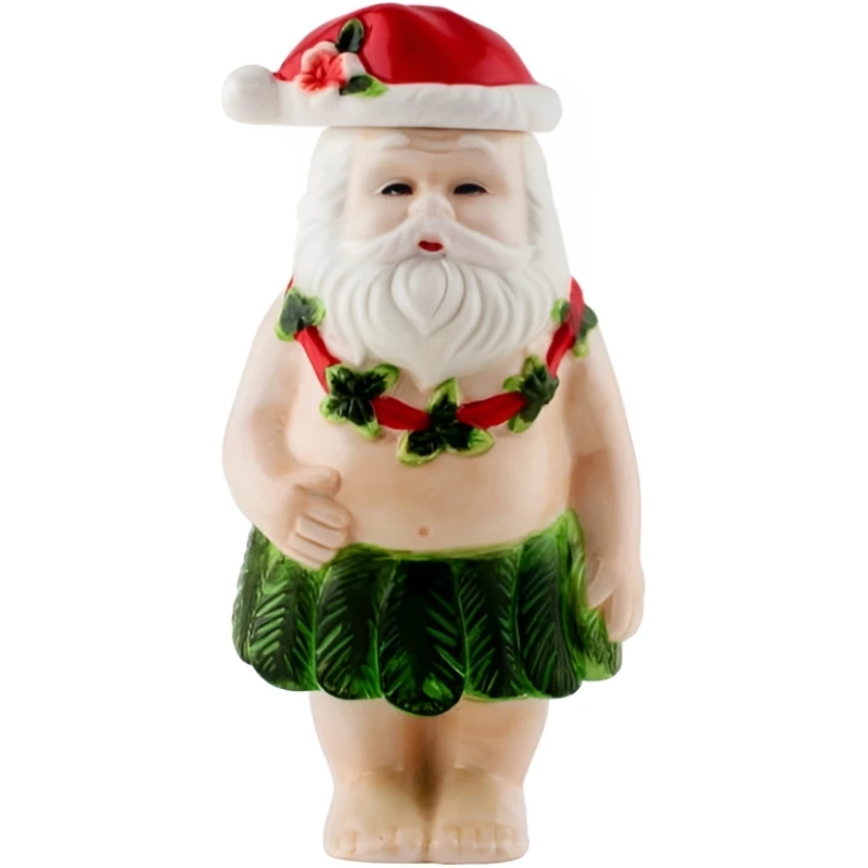 Santa Tiki Becher 450 ml TISANT1 by Barprofessional color Svart