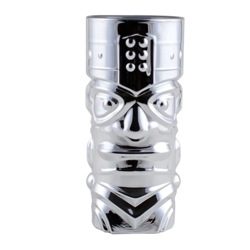 Tiki Highball-Glas Silber 450 ml TISI450 by Barprofessional color Svart