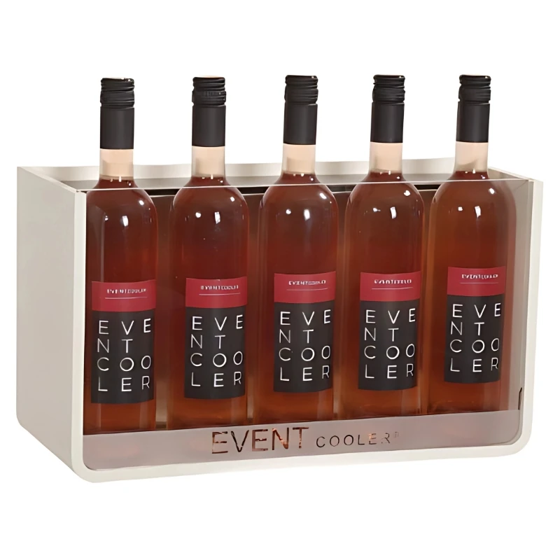 Eventkühler Vario 5 für 5 Flaschen ECVAR05 by Barprofessional color Svart