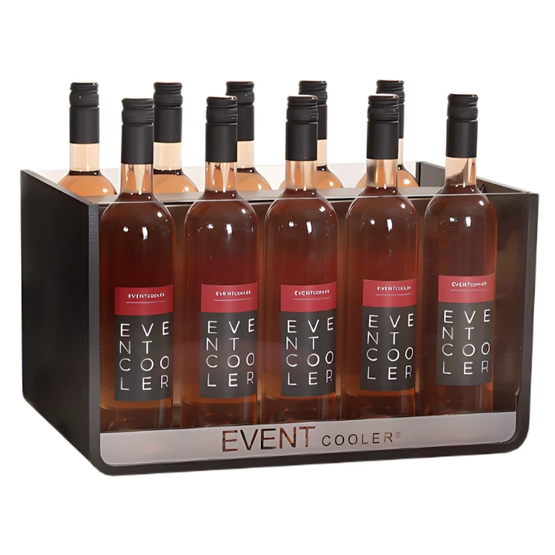Eventkühler Vario 10 für 10 Flaschen ECVAR10 by Barprofessional color Svart
