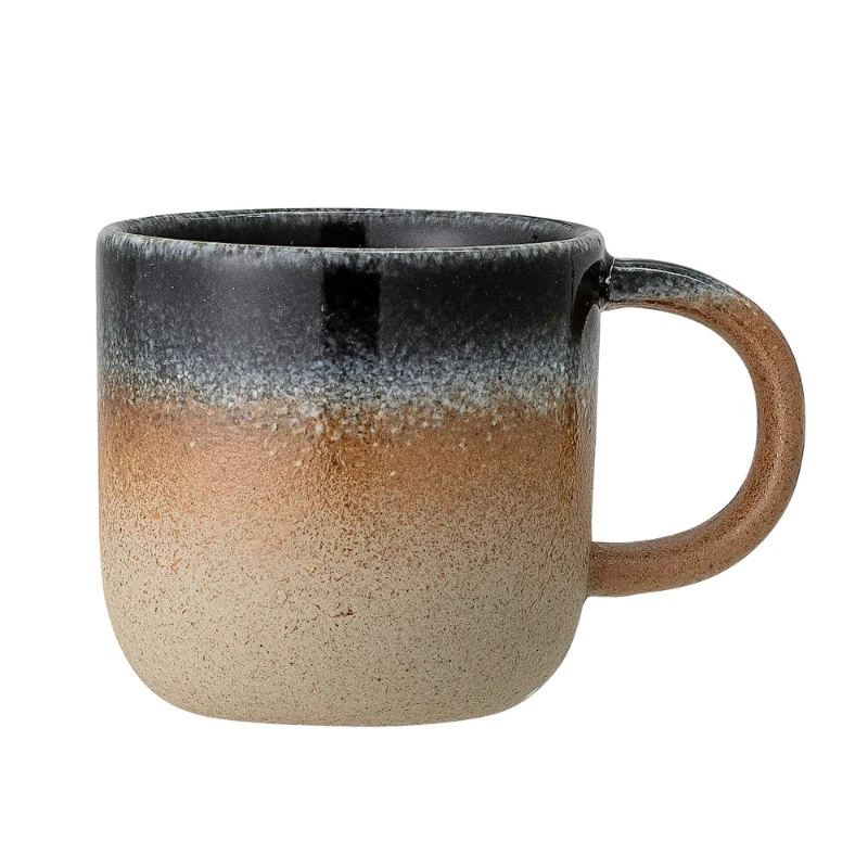 Aura Tasse – Blau – Porzellan – 20 cl 82047390 by Bloomingville color Svart