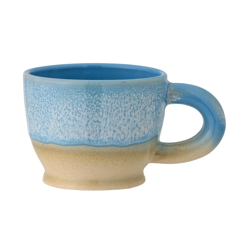 Safie Becher - Steingut - 30 cl Blau 82057672 by Bloomingville color Svart