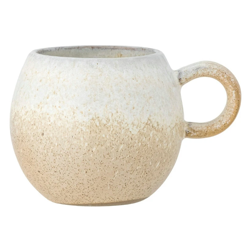 Paula Tasse - Steingut - 25 cl Natur 82057618 by Bloomingville color Svart