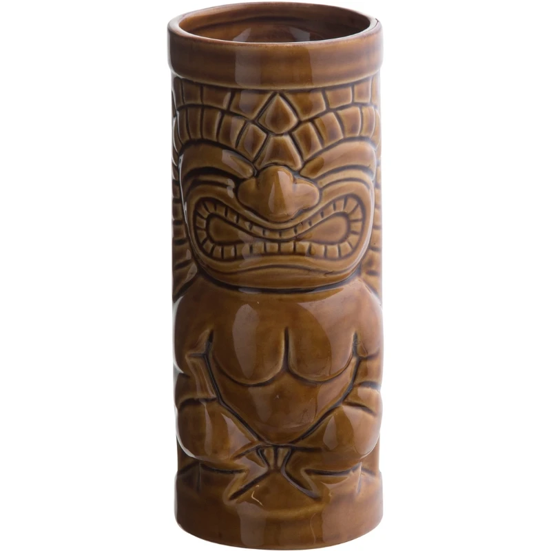 Tiki Becher Maori 330 ml TIKI330 by Barprofessional color Svart