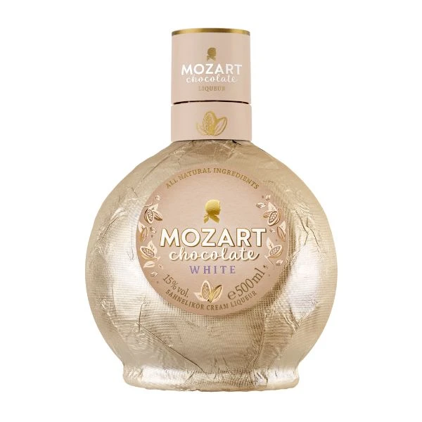 Mozart White Chocolate Cream Liqueur 50 cl 986195 by MOZART color Svart
