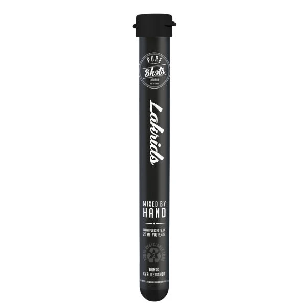 Pure Lakrids Shot 50x2cl Shotsrør 64099 by PURE color Svart