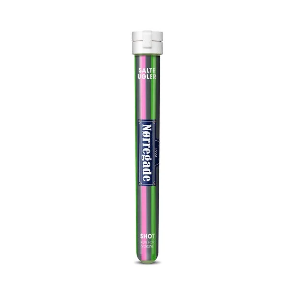 Nørregade Shots "Salte Ugler" 50x2cl Shotsrør 64860 by PURE color Svart