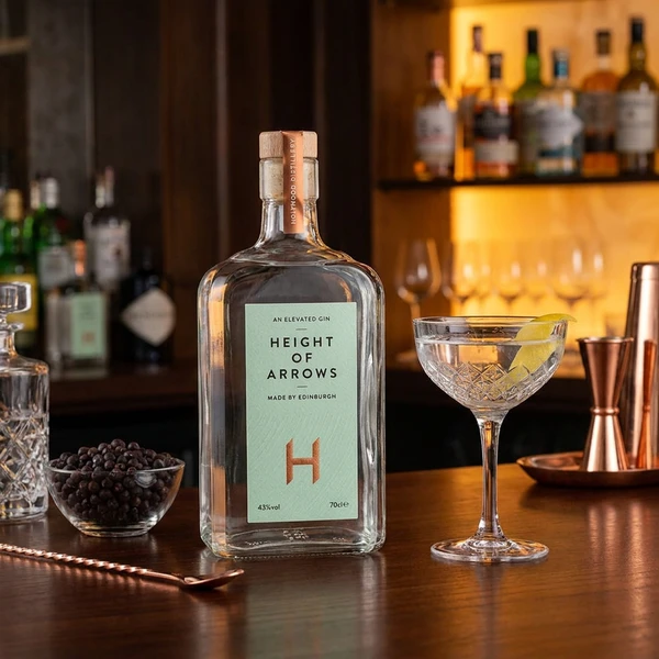 Height of Arrows London Dry Gin 70 cl G15310 by Height of Arrows color Svart