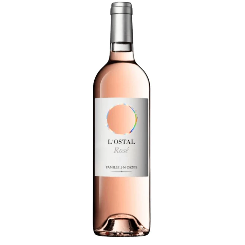 L'Ostal Rosé Famille Cazes 2024 590914  color Svart
