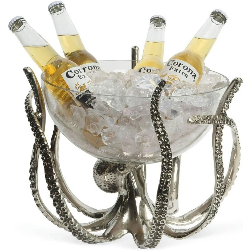 Oktopus Wein- & Champagnerkühler OCT-STNDBWL by Culinary Concepts color Svart