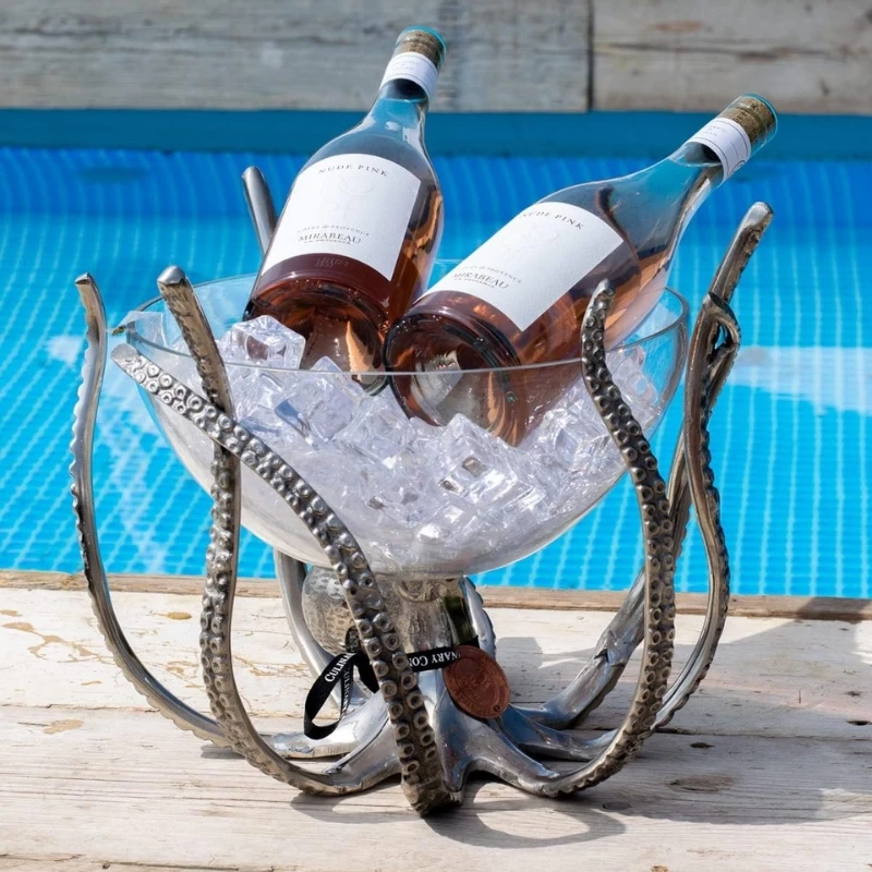 Oktopus Wein- & Champagnerkühler OCT-STNDBWL by Culinary Concepts color Svart