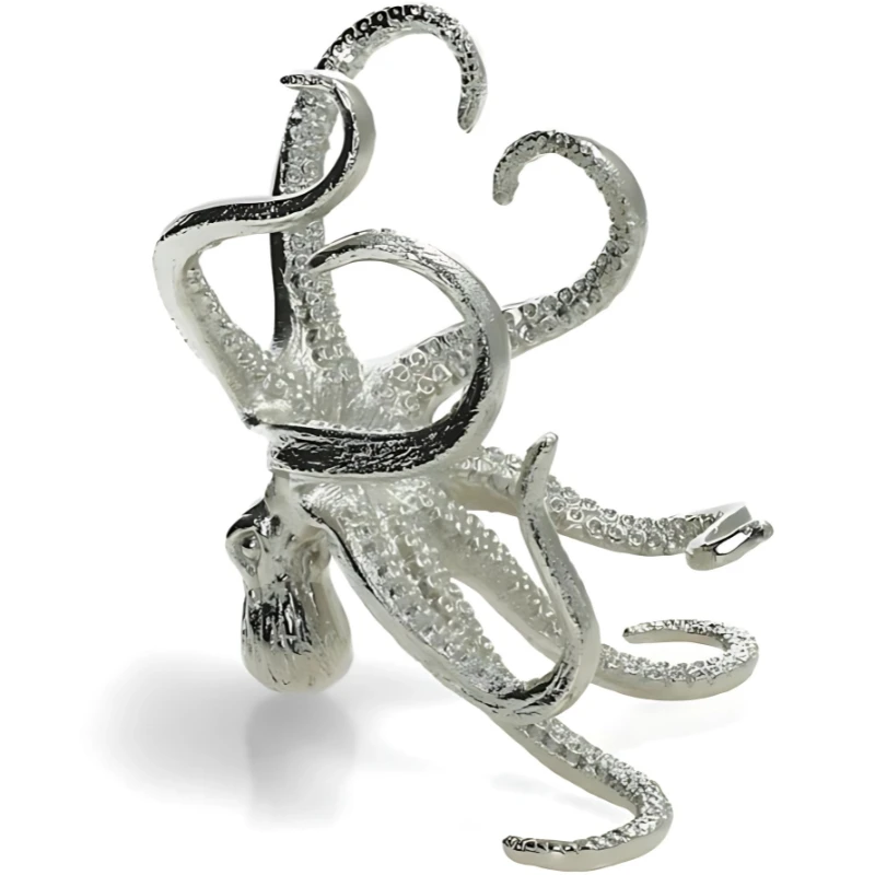 Oktopus Flaschenhalter klein für Wein & Champagner OCT-BH-9236 by Culinary Concepts color Svart