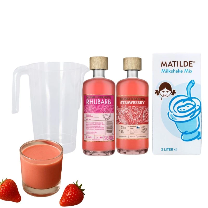 "Rødgrød med fløde" – Pitcher-Set Bundle80 by Bundle color Svart