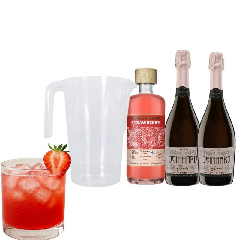 Strawberry Spritzer – Pitcher-Set Bundle81 by Bundle color Svart