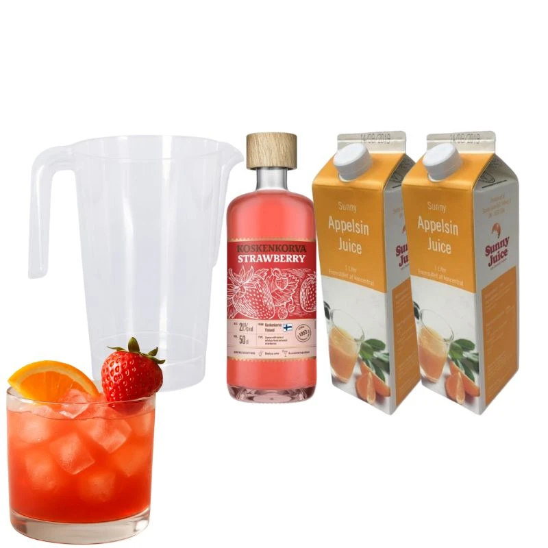 Jordbær Drøm – Pitcher-Paket Bundle88 by Bundle color Svart